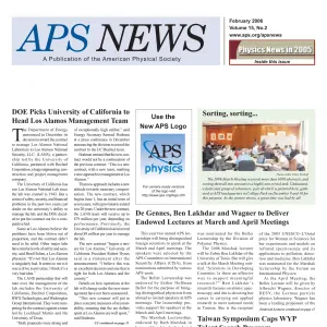 APS News February 2006