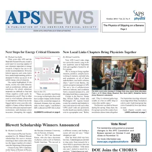 APS News October 2014