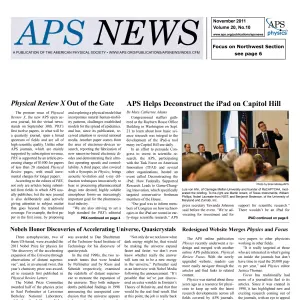 APS News November 2011