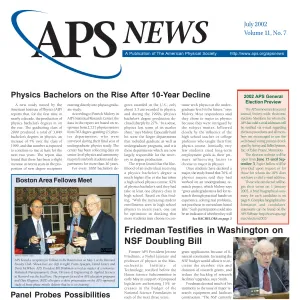 APS News July 2002