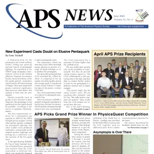 APS News June 2005