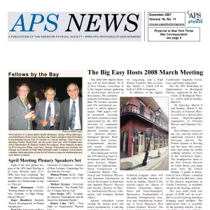 APS News December 2007