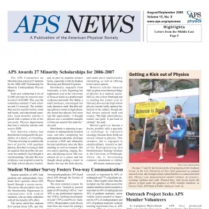 APS News August/September