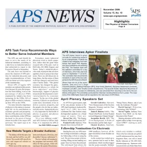 APS News November 2006