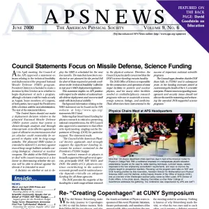 APS News June 2000