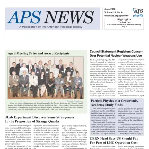 APS News June 2006