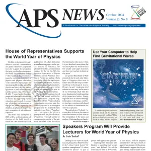 APS News October 2004