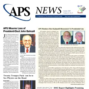 APS News October 2005