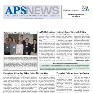 APS News November 2012