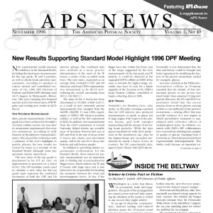 APS News November 1996