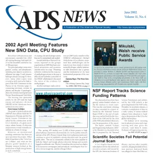 APS News June 2002