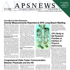 APS News July 2000