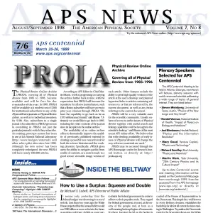 APS News August/September