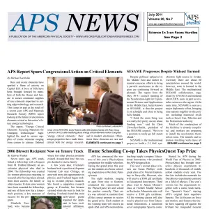 APS News July 2011