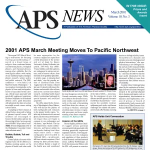 APS News March 2001