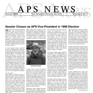 APS News January 1996