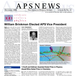 APS News December 1999