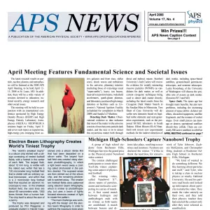 APS News April 2008