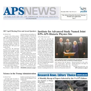 APS News December 2016